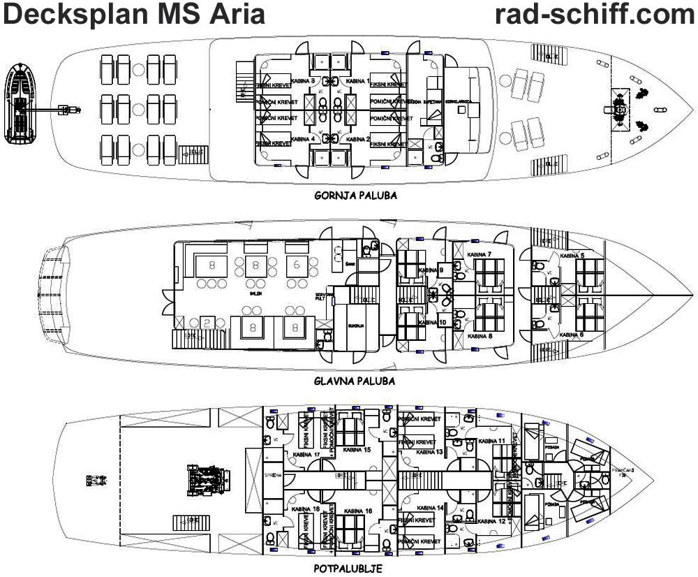 MS Aria - decks